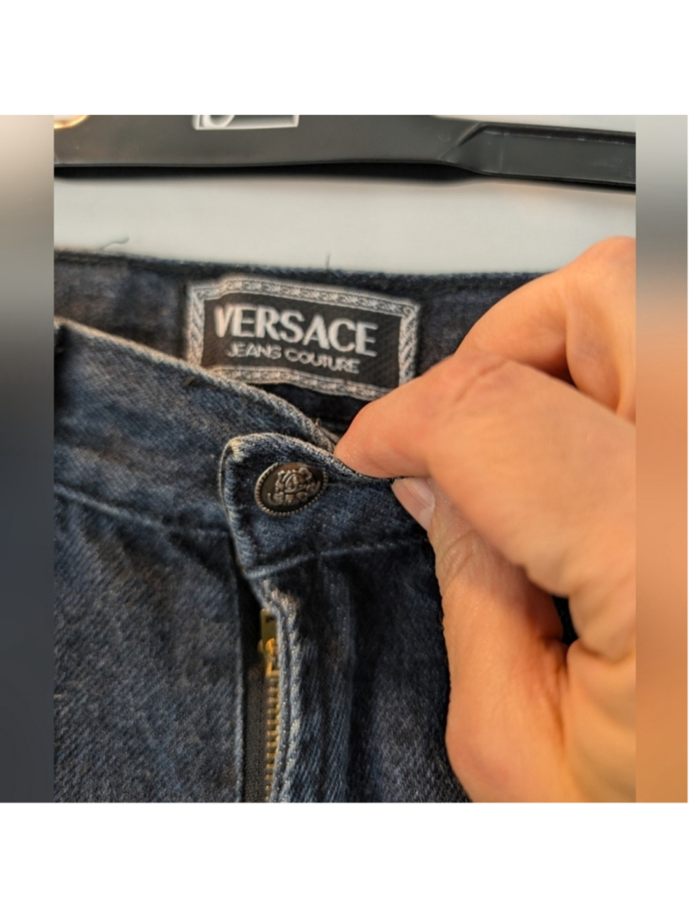 Versace Jeans Couture vintage Men's Jeans Size 26(By Measurements) In VGUC - Picture 5 of 15